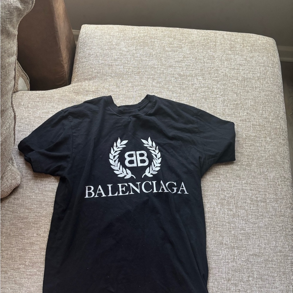 Balenciaga Black Men's T-Shirt